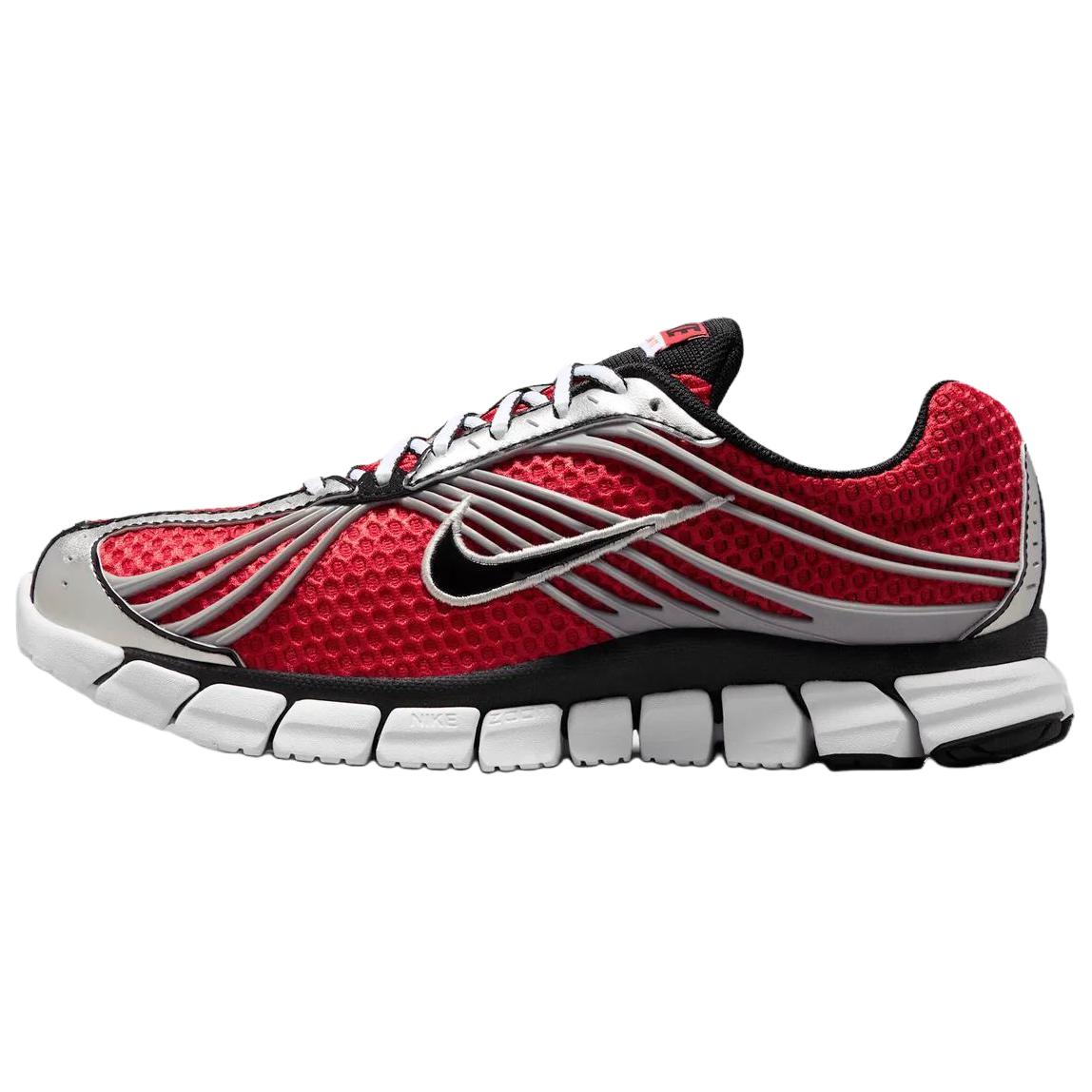 Женские кроссовки Nike Zoom Skylon 11 (красно-серо-черные)