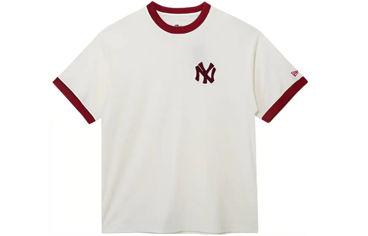New Era T Shirt Unisex Ivory White