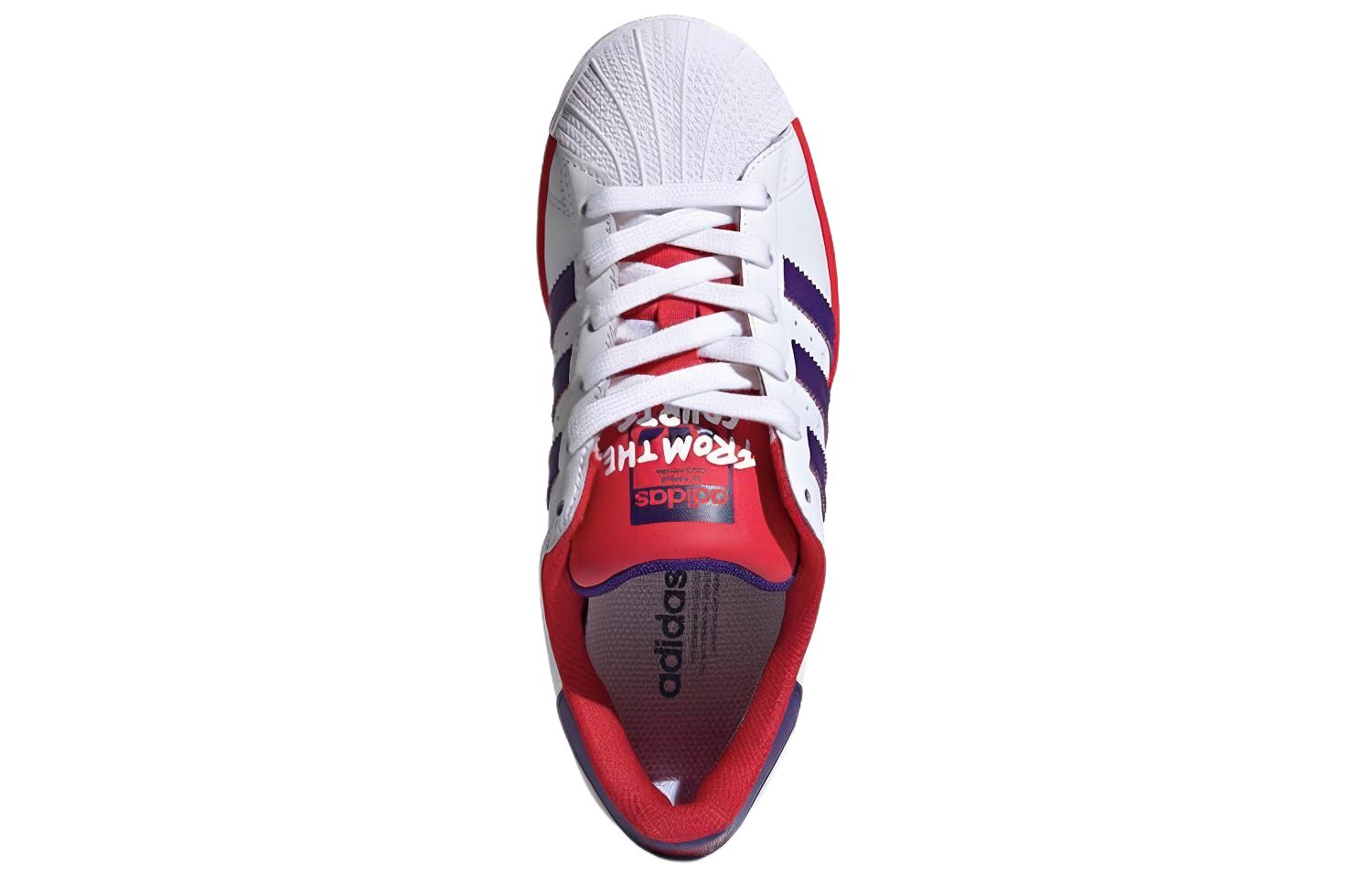 Кеды adidas Originals (белыйфиолетовыйкрасный) — фото 6