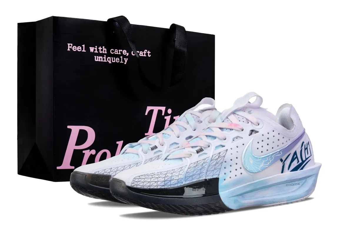 Nike Air Zoom G.T.Cut 3 Ice Blue Radiance, Special Shopping Bag Cushioning Abrasion Resistant Support