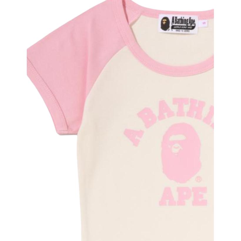 Женская футболка A BATHING APE Head (разноцветная) — фото 5