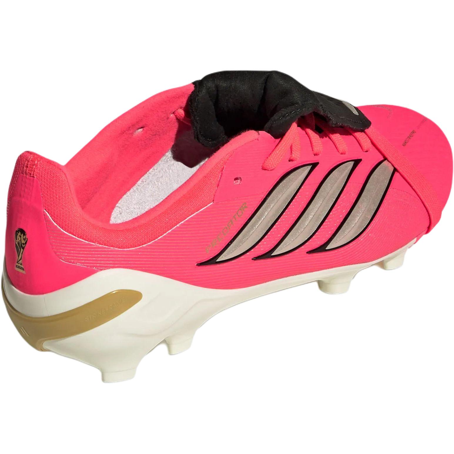 детские бутсы adidas adidasPREDATOR ELITE FT FG (розово-белый) — 玫粉白 — фото 4