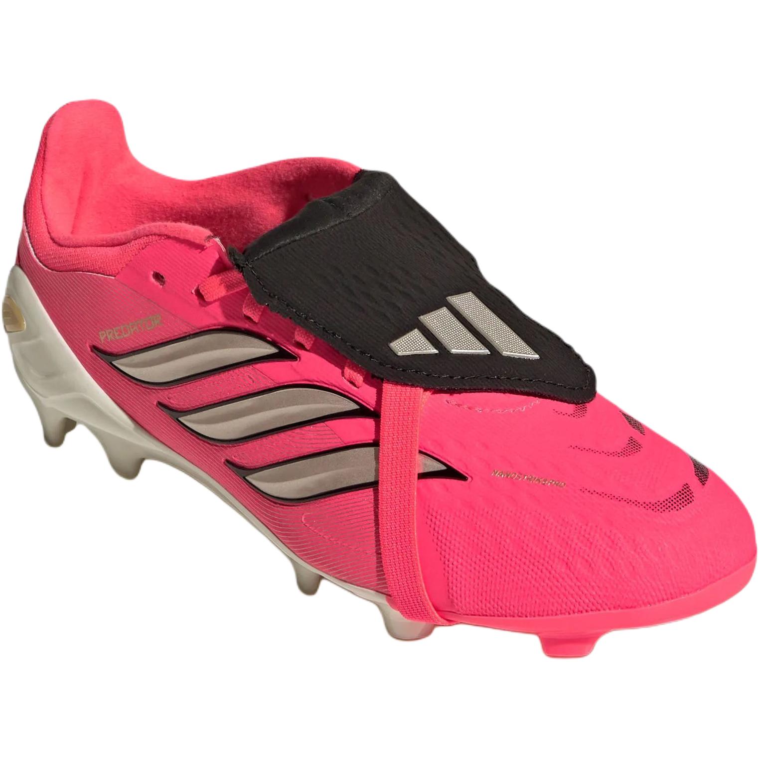 детские бутсы adidas adidasPREDATOR ELITE FT FG (розово-белый) — 玫粉白 — фото 3