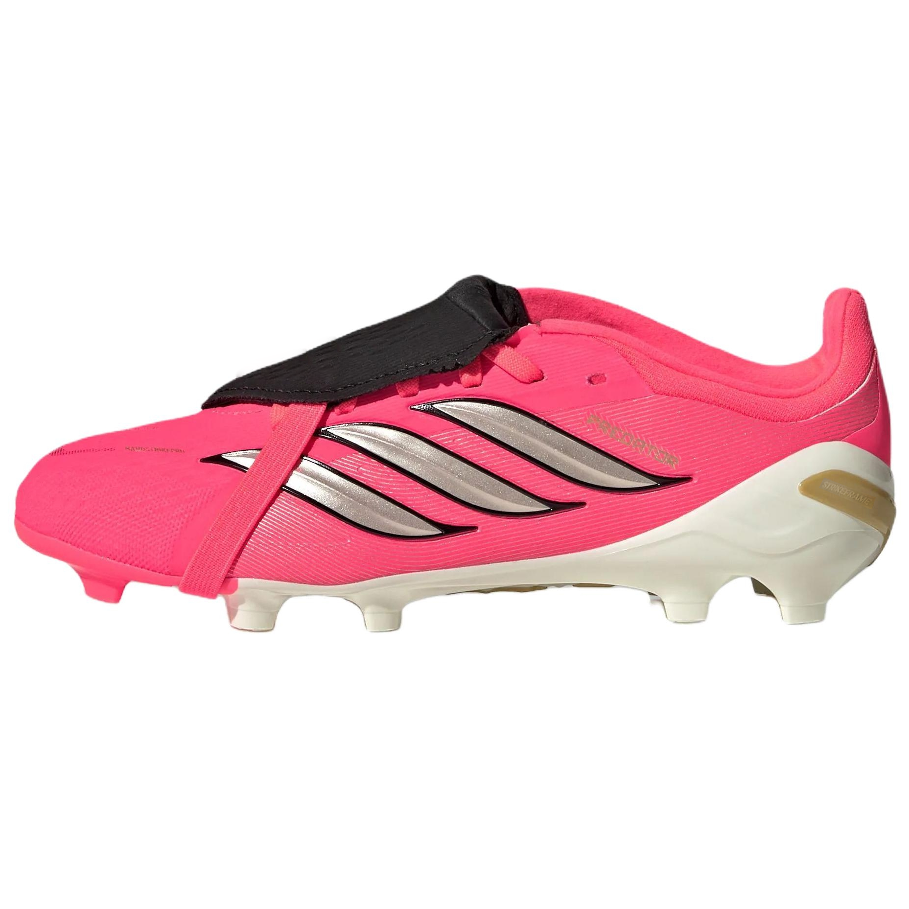 детские бутсы adidas adidasPREDATOR ELITE FT FG (розово-белый)