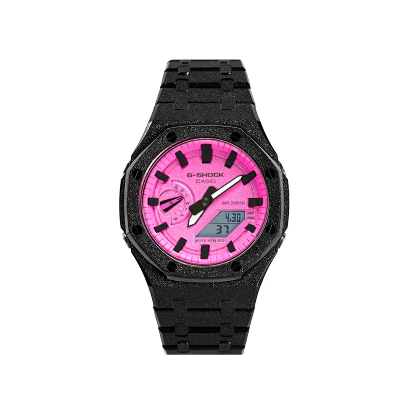 CASIO Custom Collection Quartz Movement Watch Unisex Pink Watch Dial