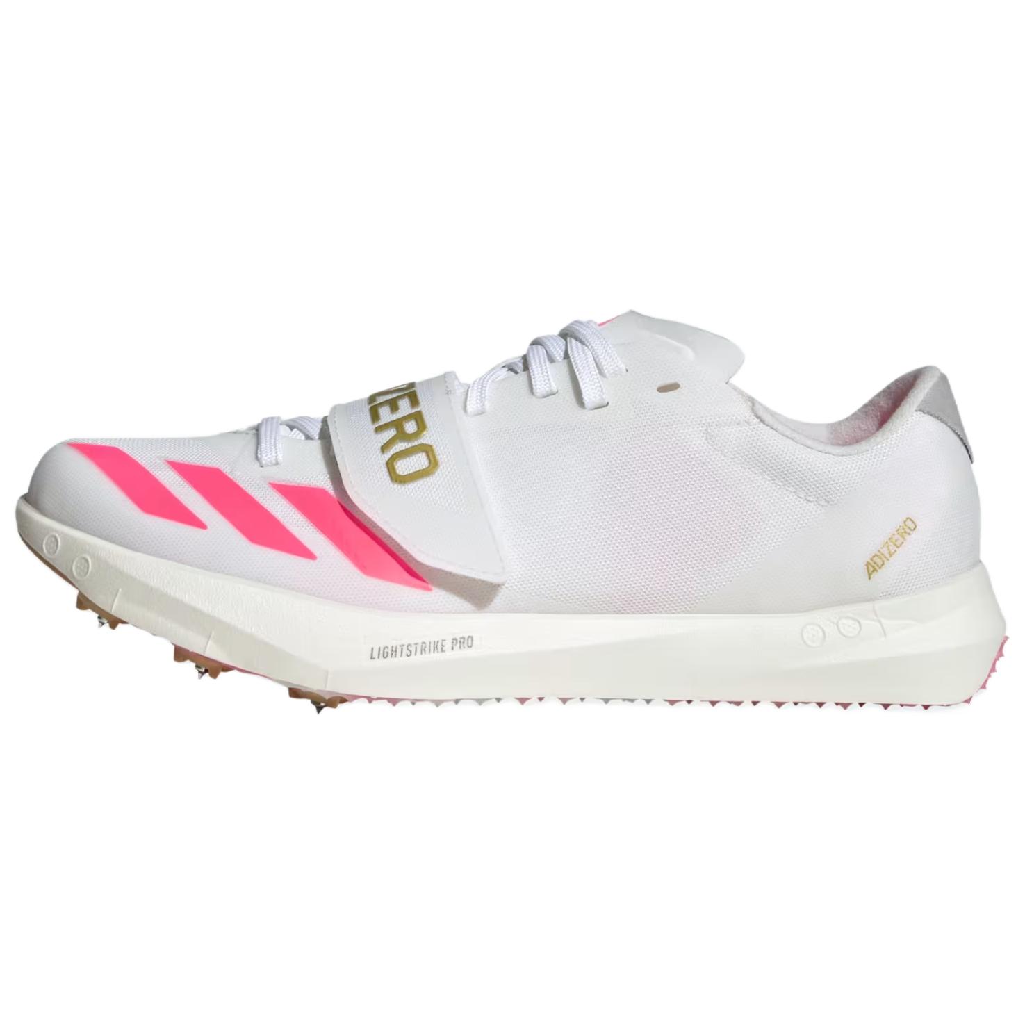 adidas Adizero TJ/PV 'White Pink Gold Metallic'