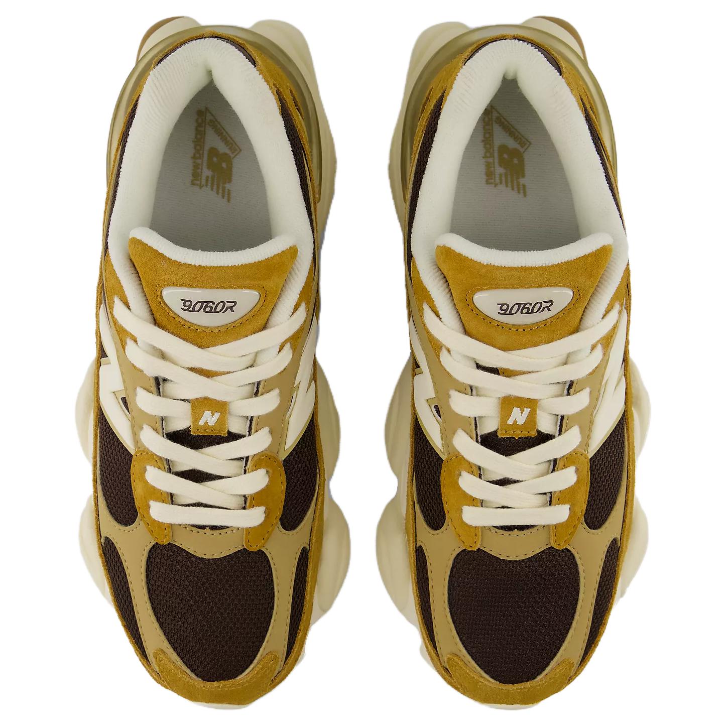 Кроссовки New Balance 9060R (коричневые) — Коричневый — фото 3