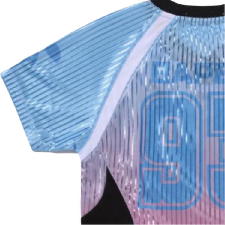 Женская футболка A BATHING APE A BATHING APE SS26 (красно-белый) — фото 3