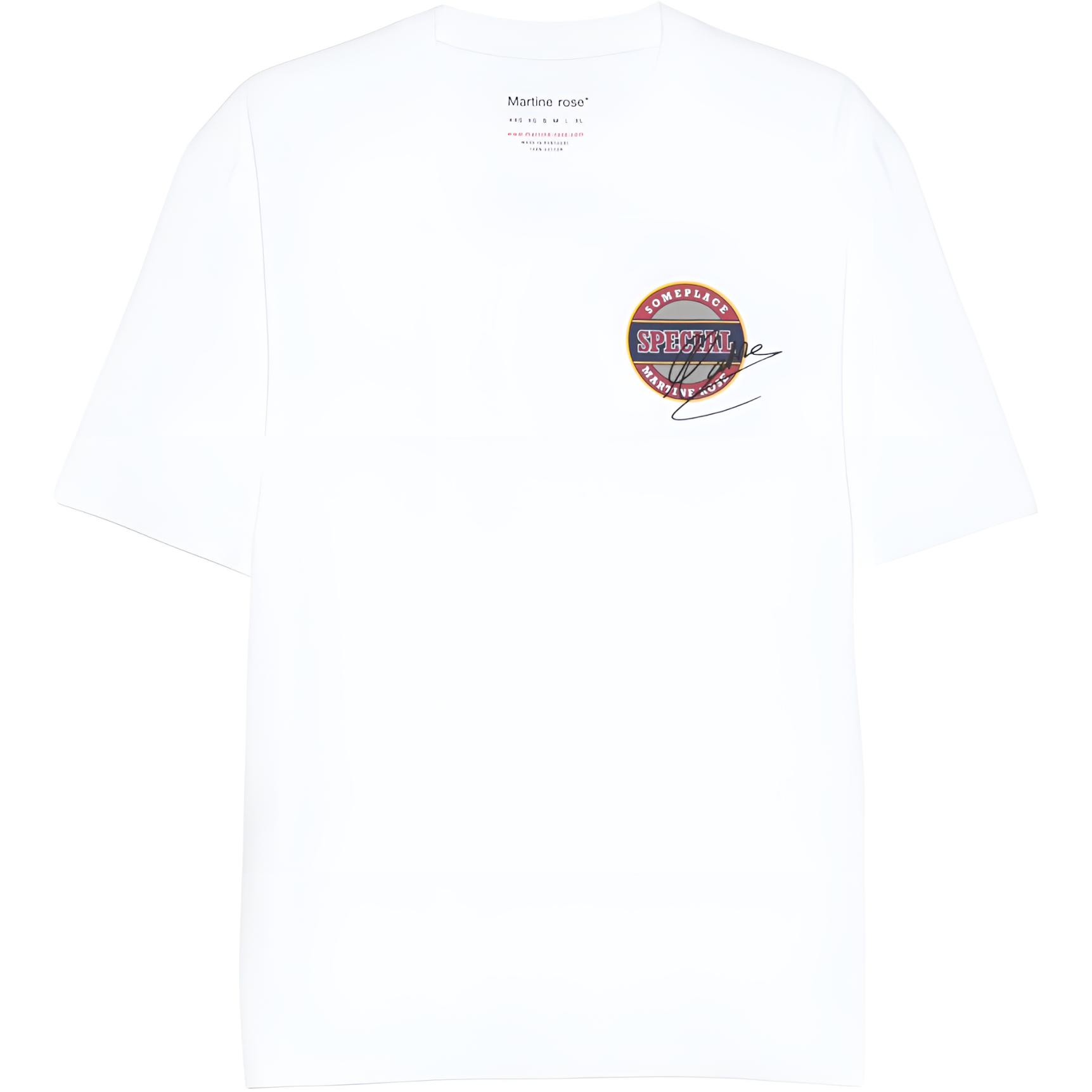 Мужская футболка Martine Rose SS26 (белая)