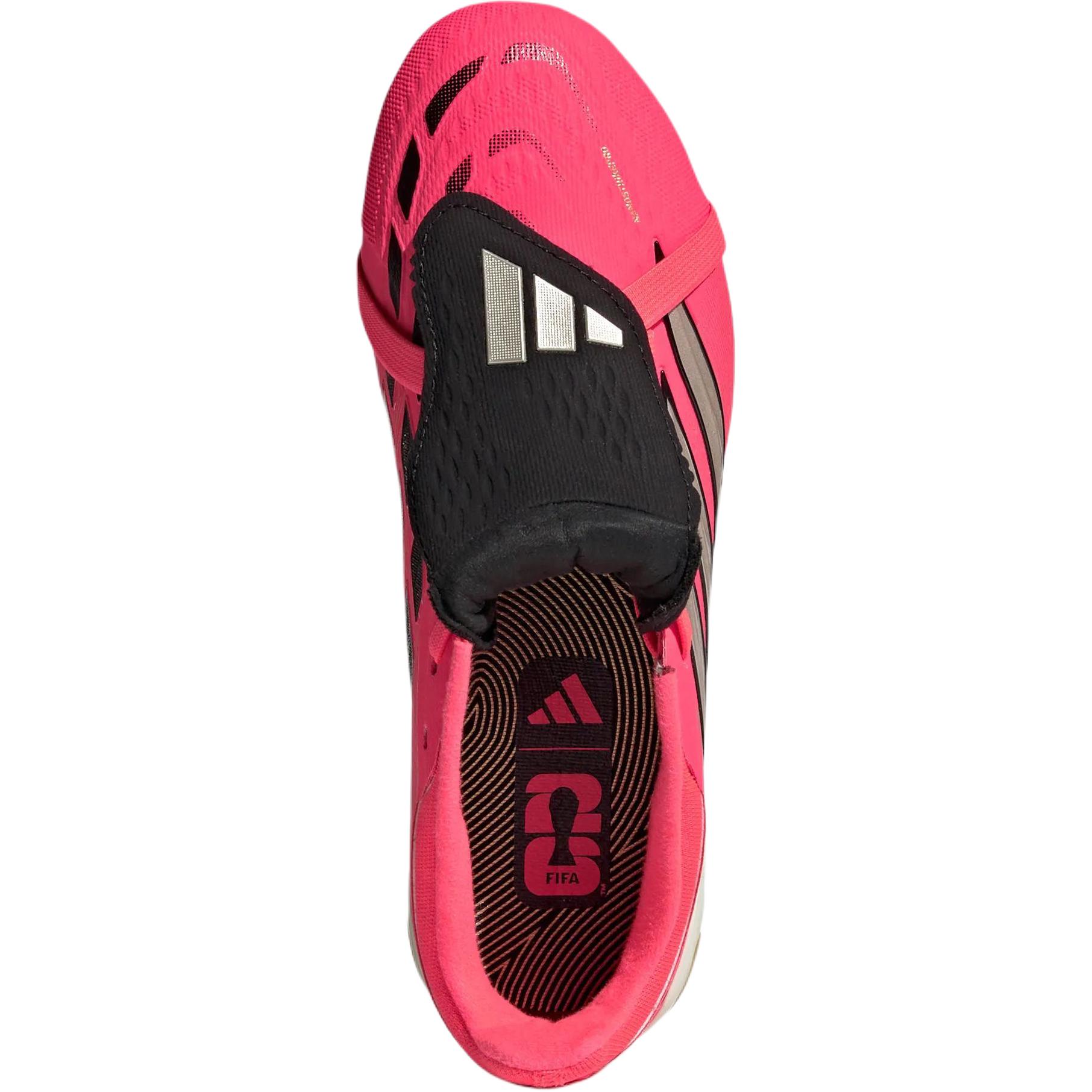 детские бутсы adidas adidasPREDATOR ELITE FT FG (розово-белый) — 玫粉白 — фото 5
