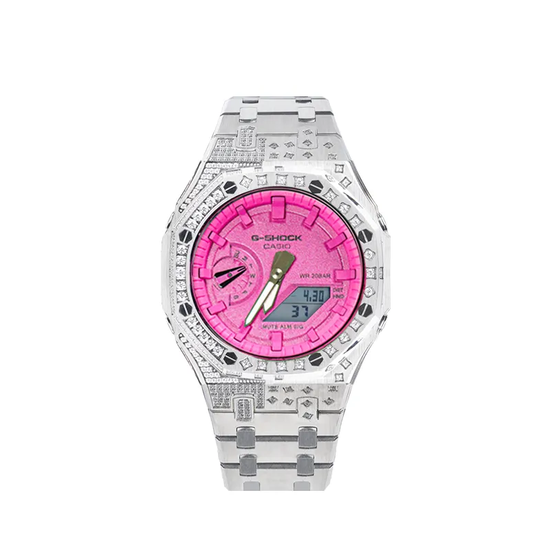 CASIO Custom Collection Quartz Movement Watch Unisex Pink Watch Dial
