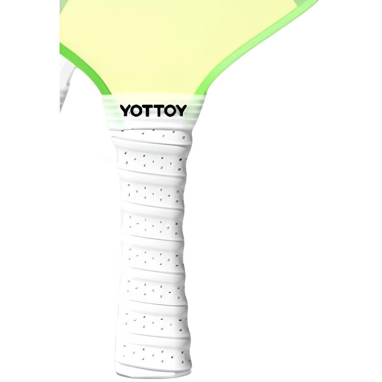 YOTTOY Pickleball Paddles Unisex Iridescent White+Dinosaur Green