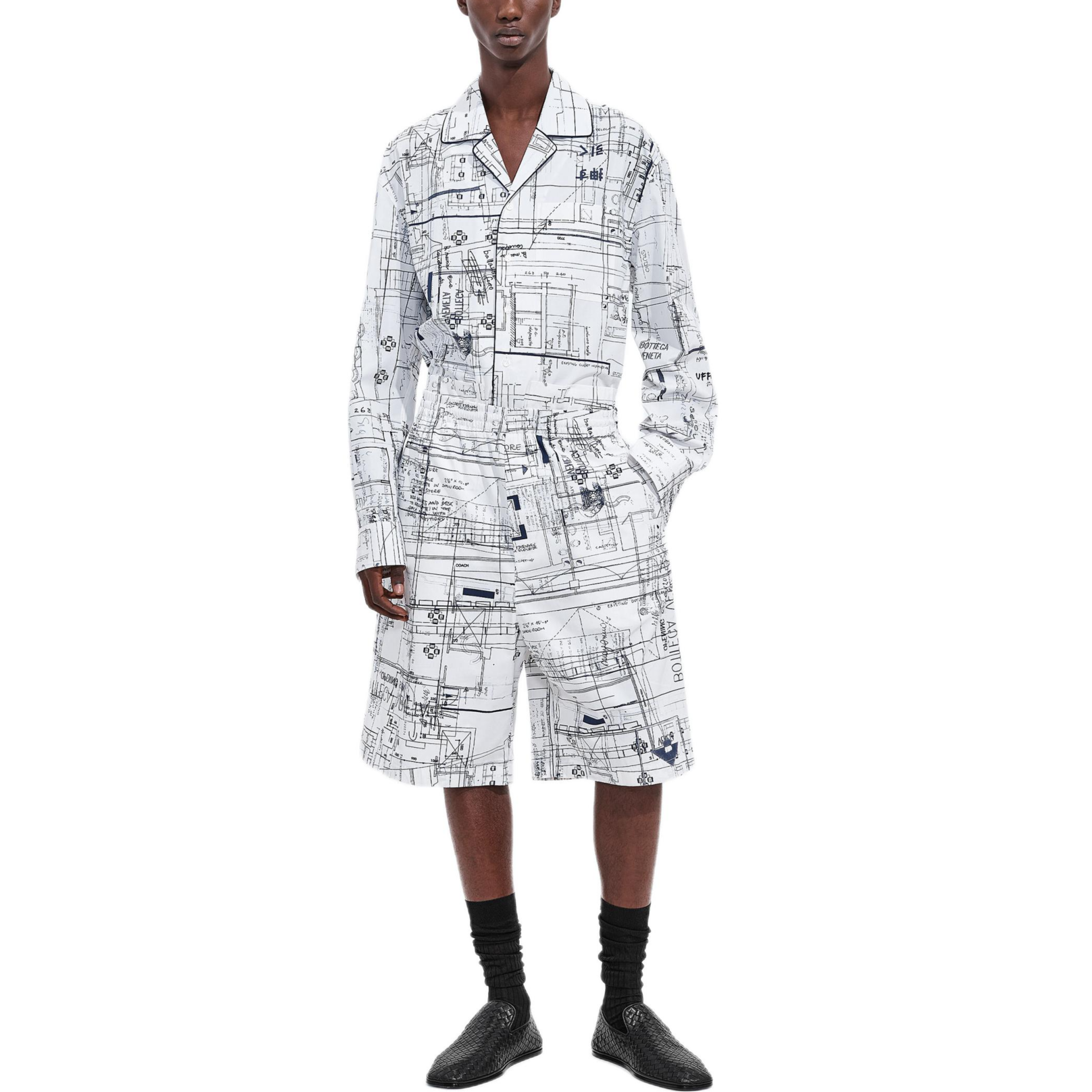 Мужские шорты Bottega Veneta (разноцветные)