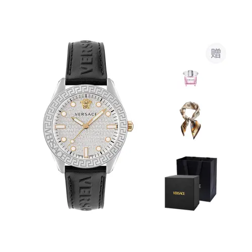 VERSACE Versace, green quartz dial, men's watch, perfume, sports gift box for men and women, quartz mechanism, for beloved