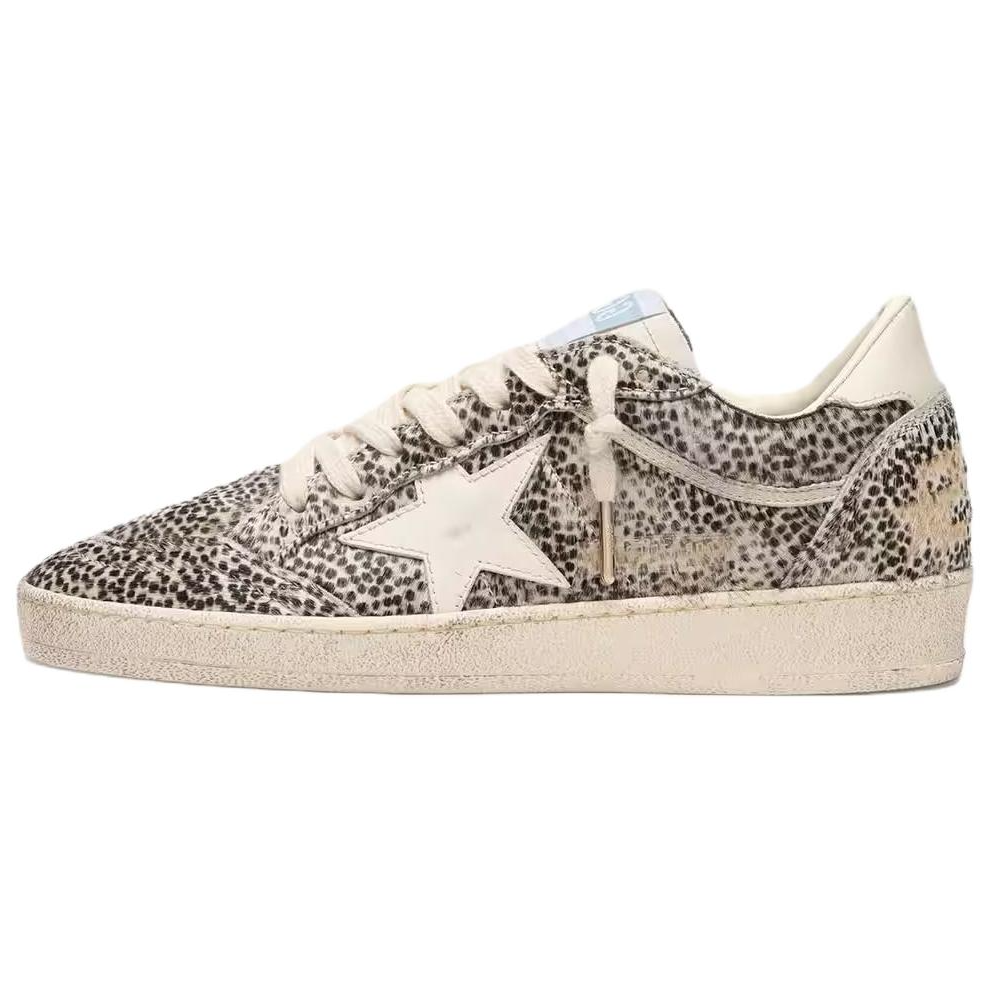 Женские кеды Golden Goose Ball Star (черно-белые)