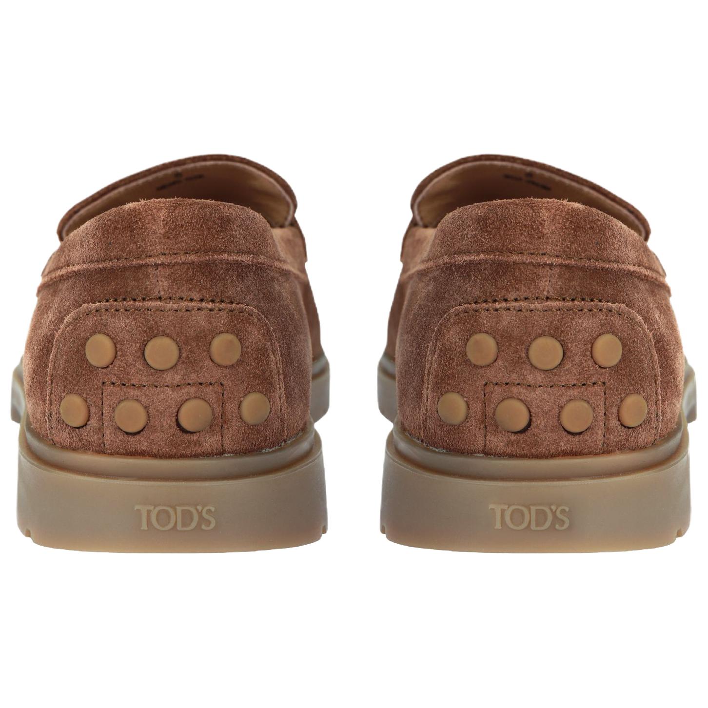 TOD'S Penny Logo-Embossed Loafers