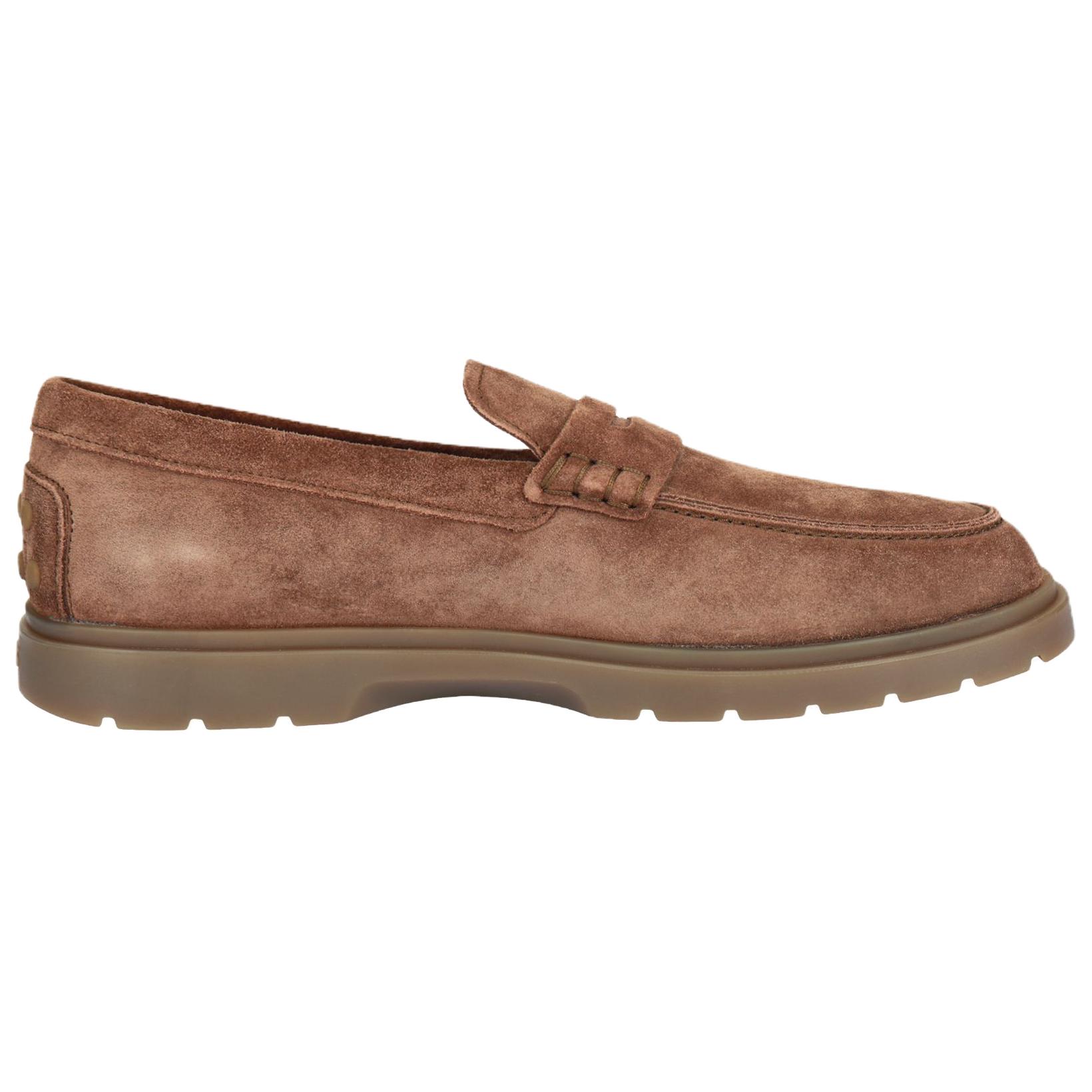 TOD'S Penny Logo-Embossed Loafers