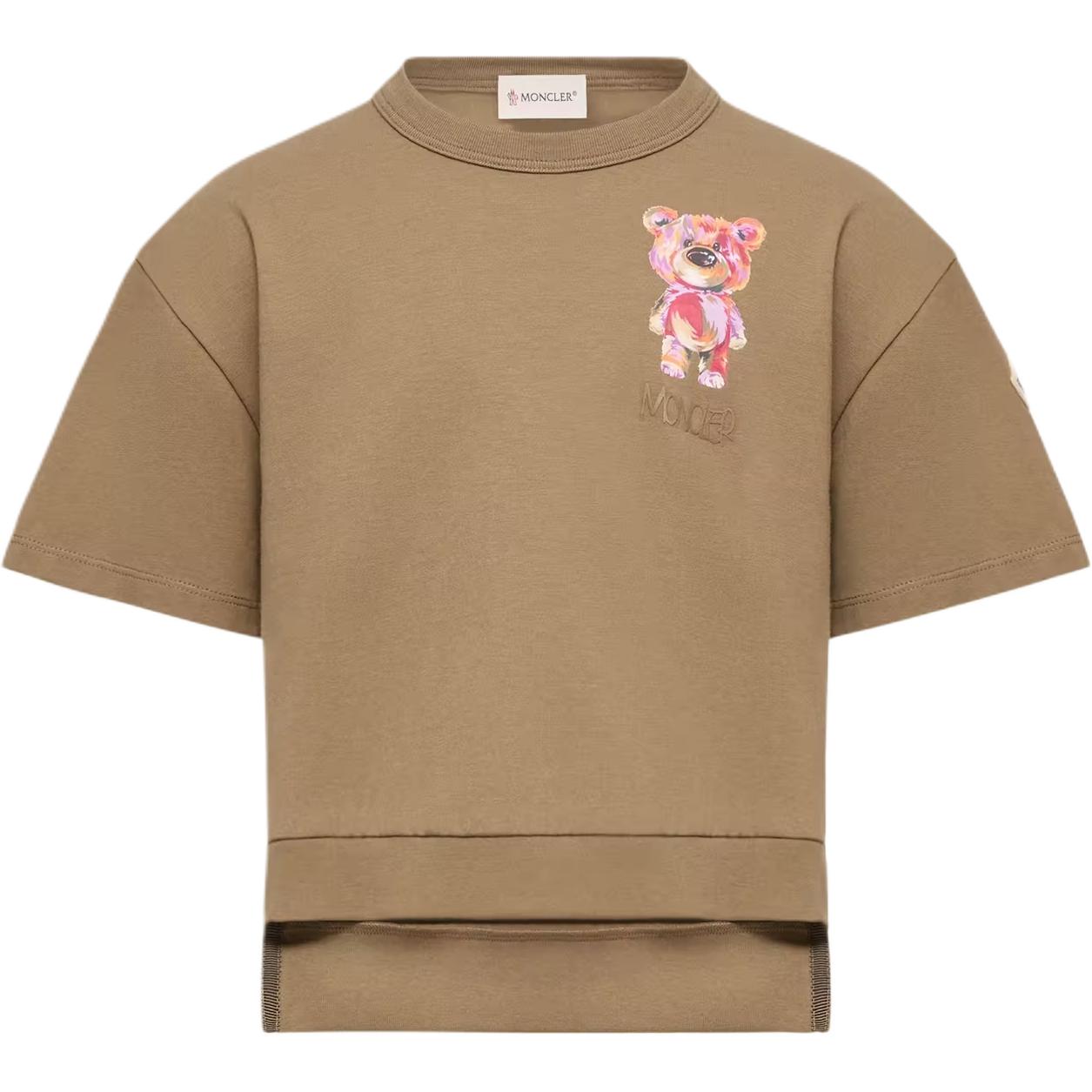 Женская футболка Moncler Cotton Jersey T-Shirt (белая)