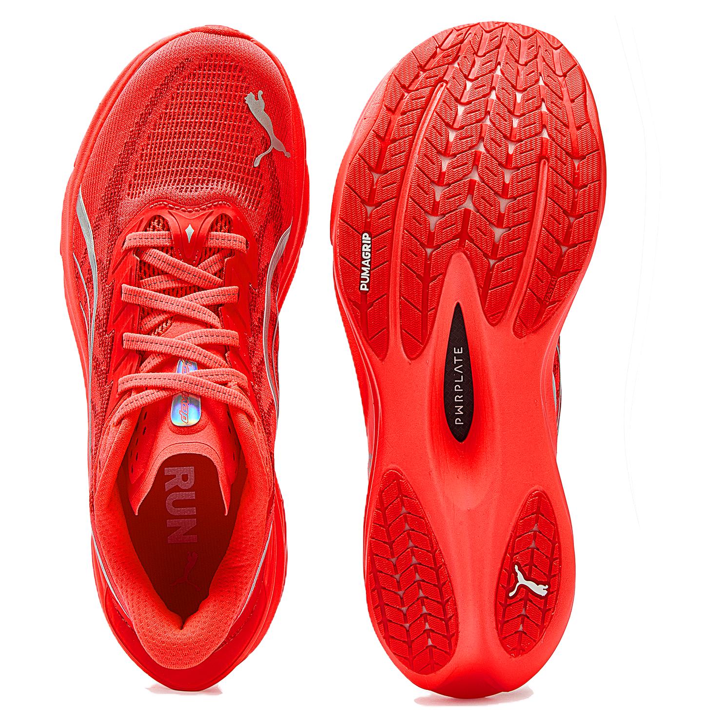 Женские кроссовки PUMA Deviate Nitro 4 (красные) — Красный — фото 8