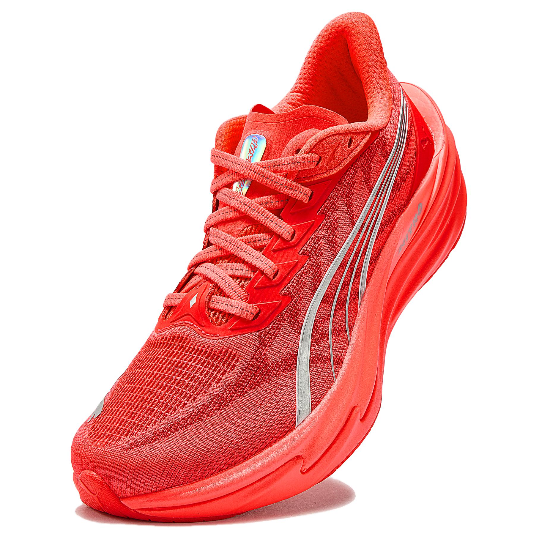 Женские кроссовки PUMA Deviate Nitro 4 (красные) — Красный — фото 4