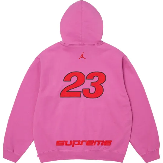 Supreme Jordan Hooded Sweatshirt (SS26) Pink
