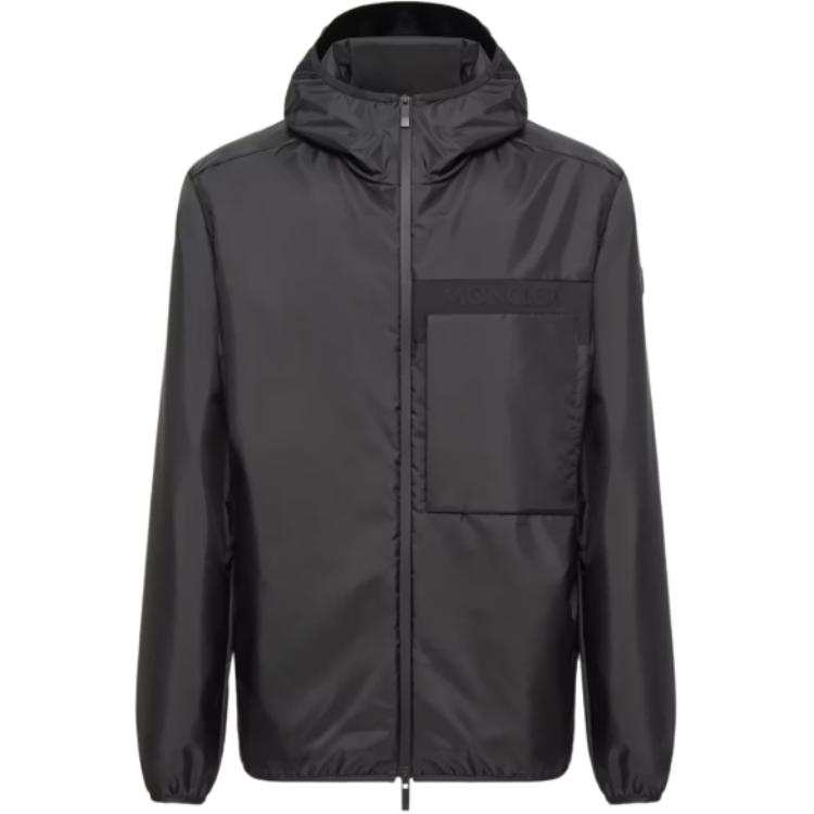 Мужская куртка Moncler Fonteghi Hooded Jacket (черная)