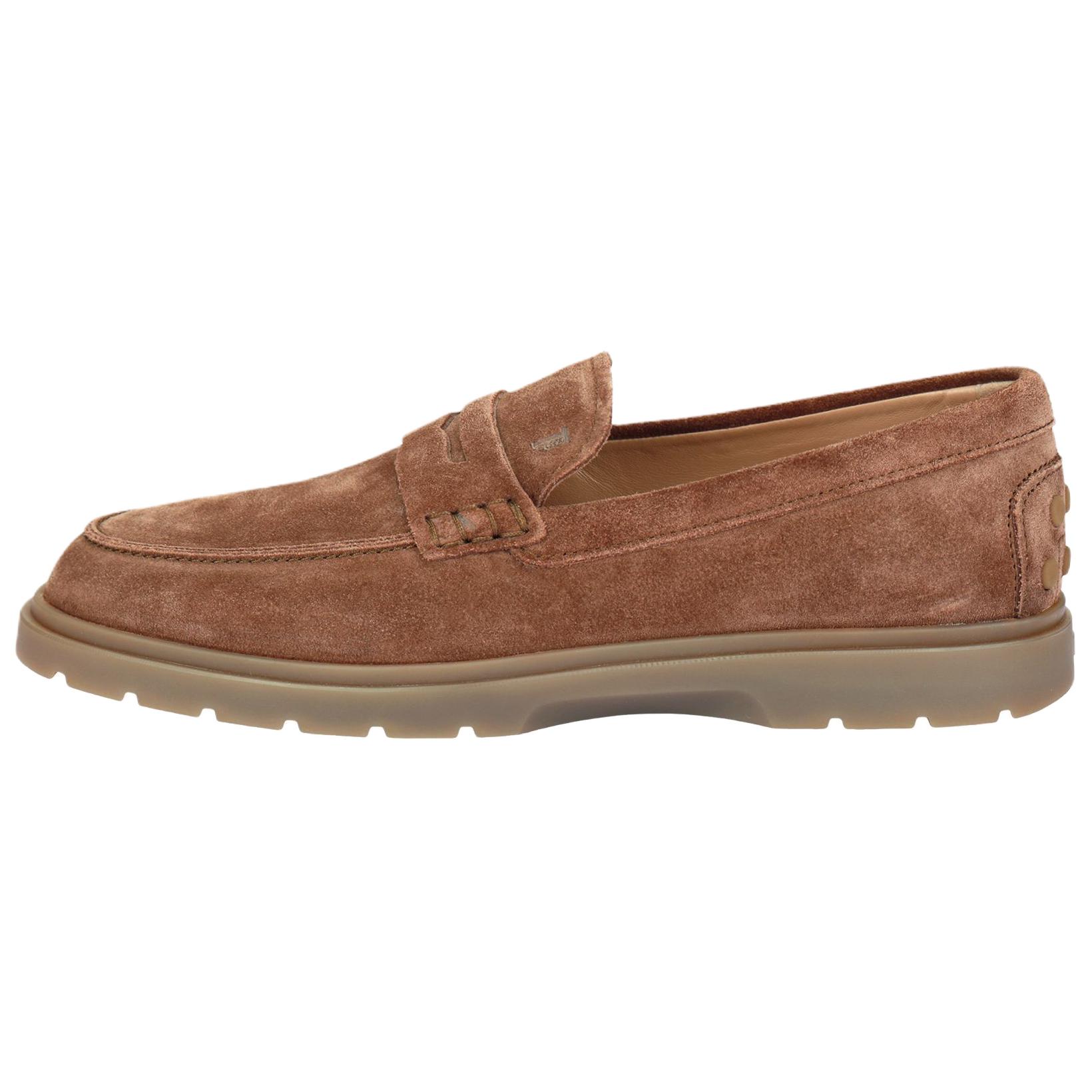 TOD'S Penny Logo-Embossed Loafers
