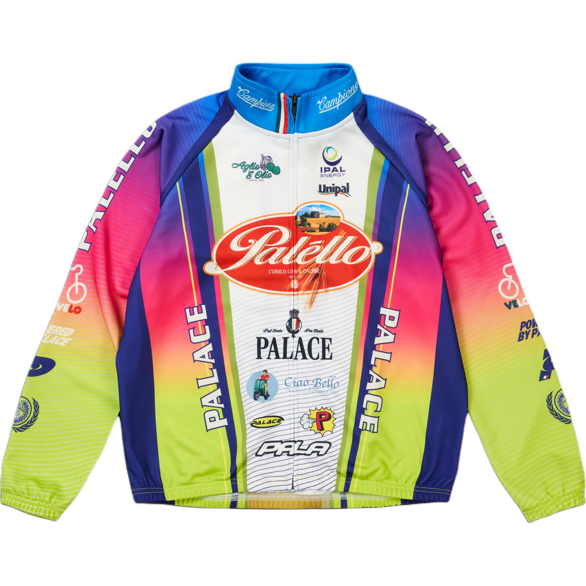 Куртка Palace SS26 Cycling Zip Jacket Rainbow (цвет как на фото)