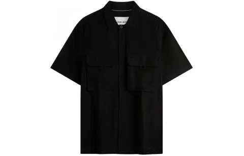 CALVIN KLEIN Shirt Men's Space Black