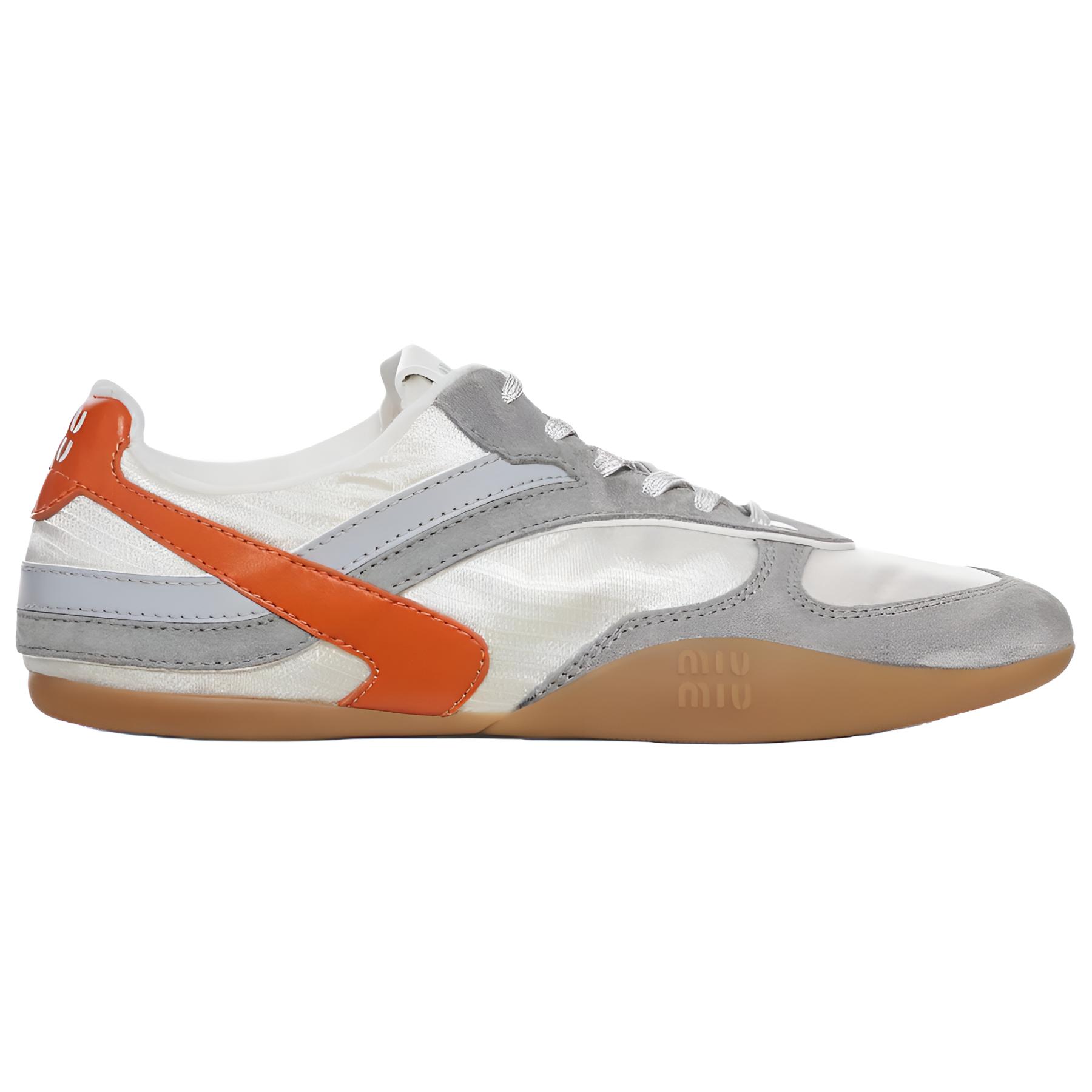 Женские кеды MIU Low Top (серые) — фото 2