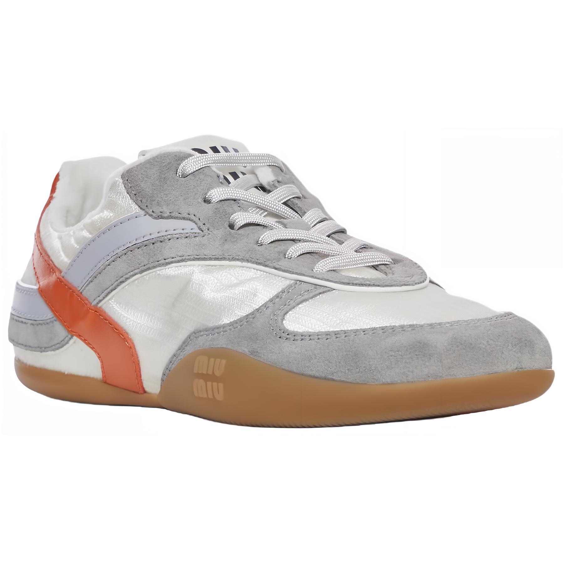 Женские кеды MIU Low Top (серые) — фото 3