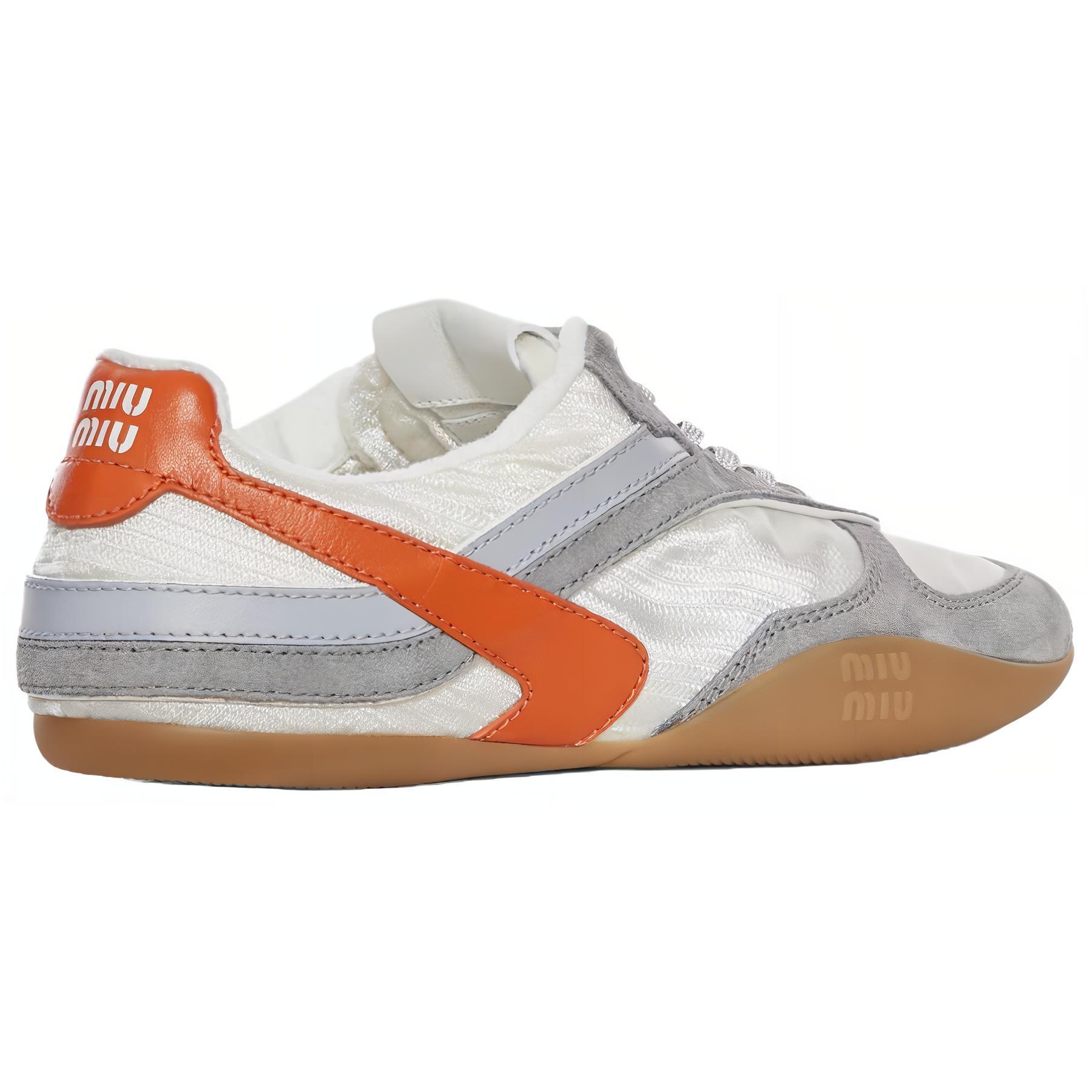 Женские кеды MIU Low Top (серые) — фото 4