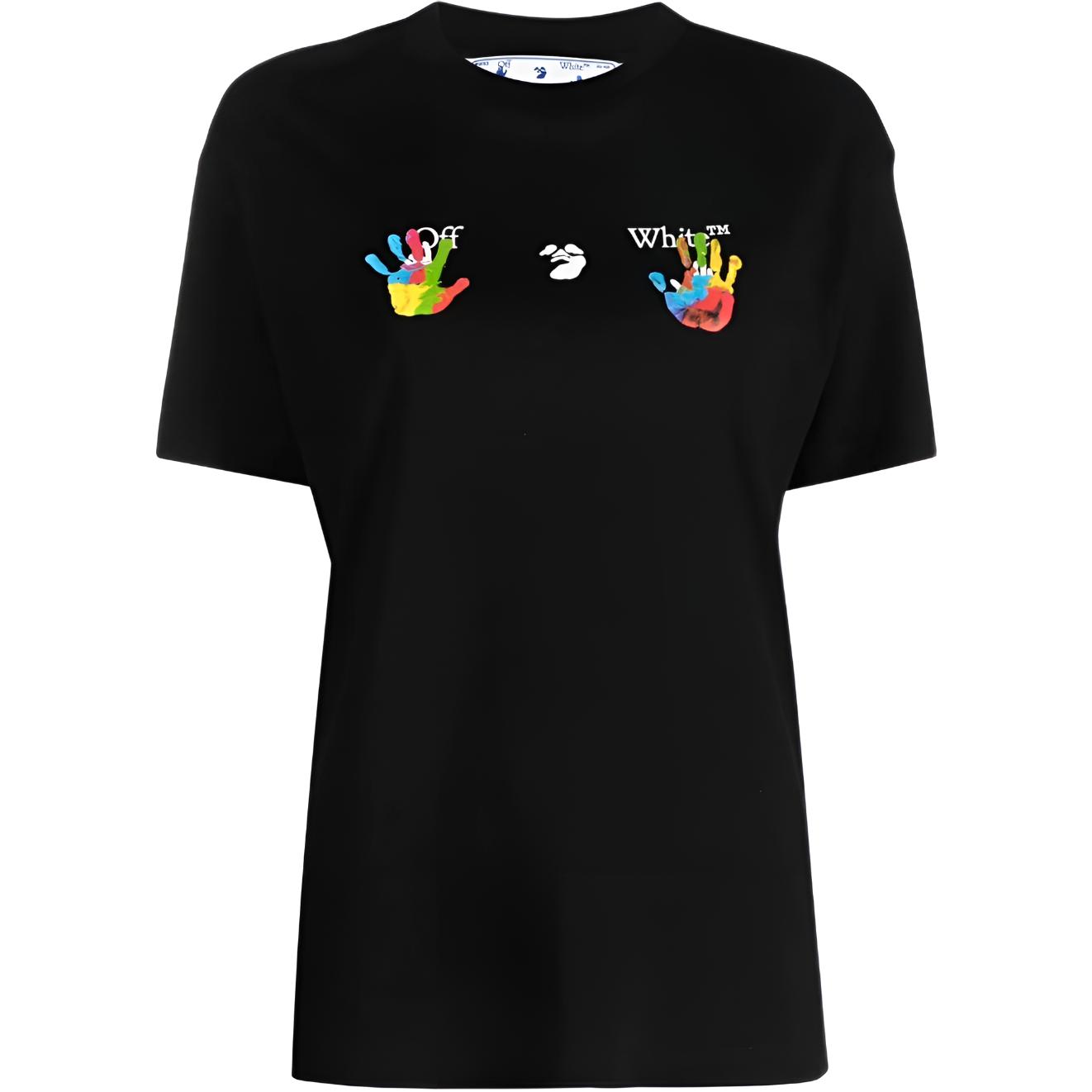 Женская футболка OFF-WHITE OFF-WHITE T (черная)