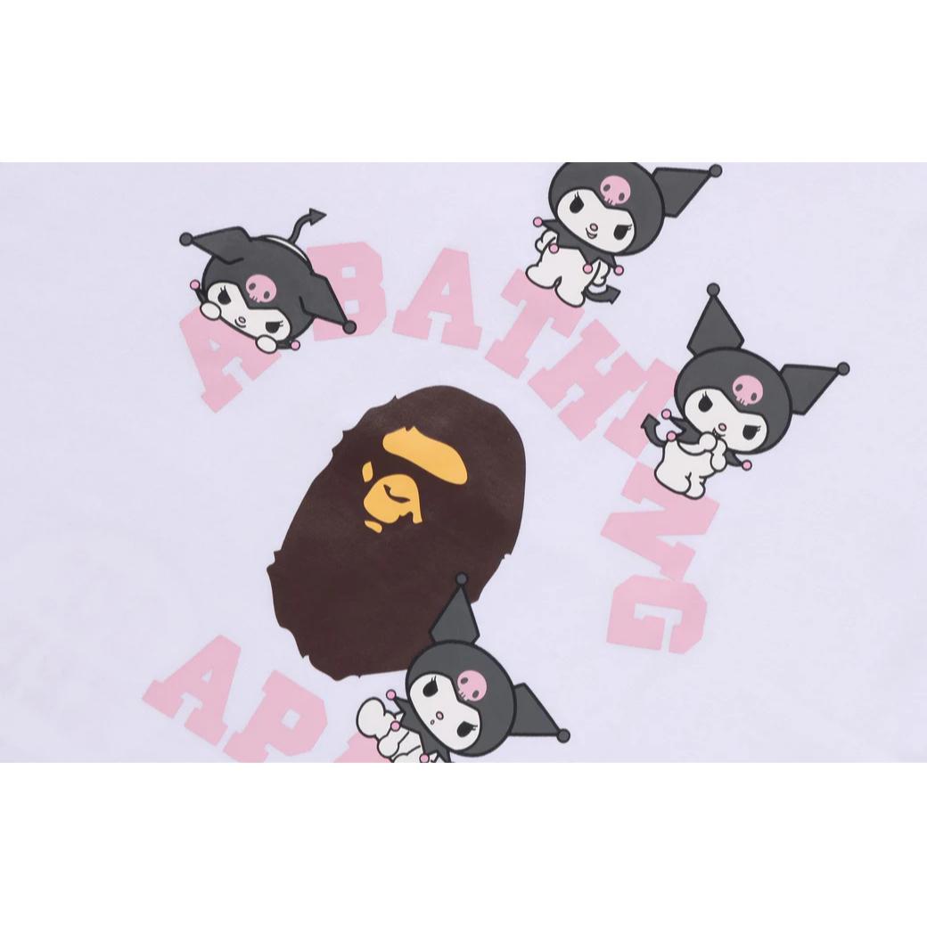 Женская футболка A BATHING APE A BATHING APE × Sanrio/ SS26T (черная) — фото 3
