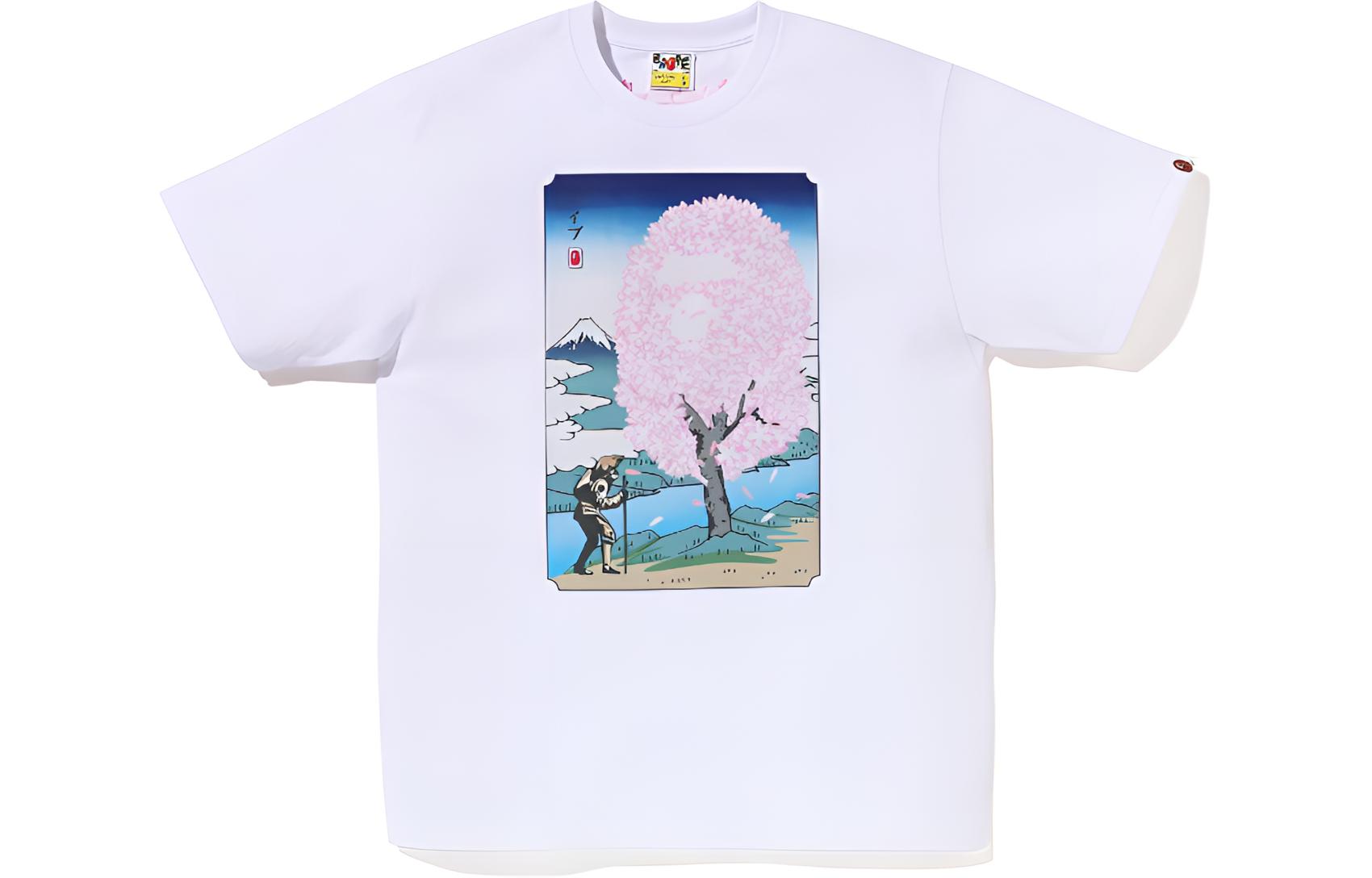 Мужская футболка A BATHING APE 0ZXTEMX10010K (черная)