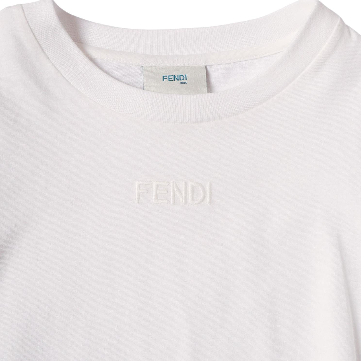 Детская футболка Fendi (розовая) — фото 3