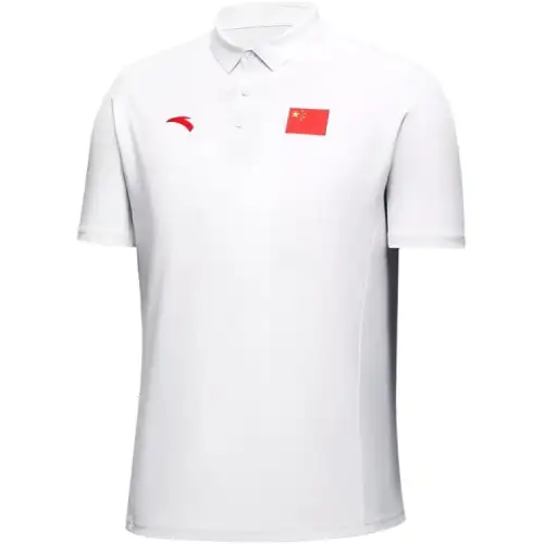 Anta Sports Life Collection Polo Shirt Unisex Snowflake White