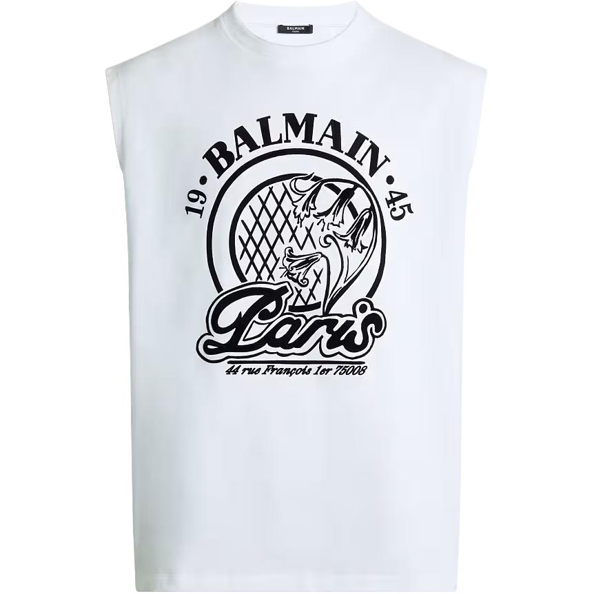 Мужская майка BALMAIN BALMAIN SS26 (черная)