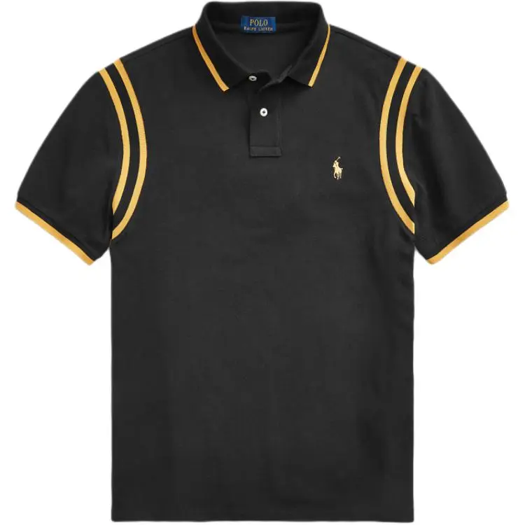 Polo Ralph Lauren SS26 Polo Shirt Custom Slim Fit Men's Black