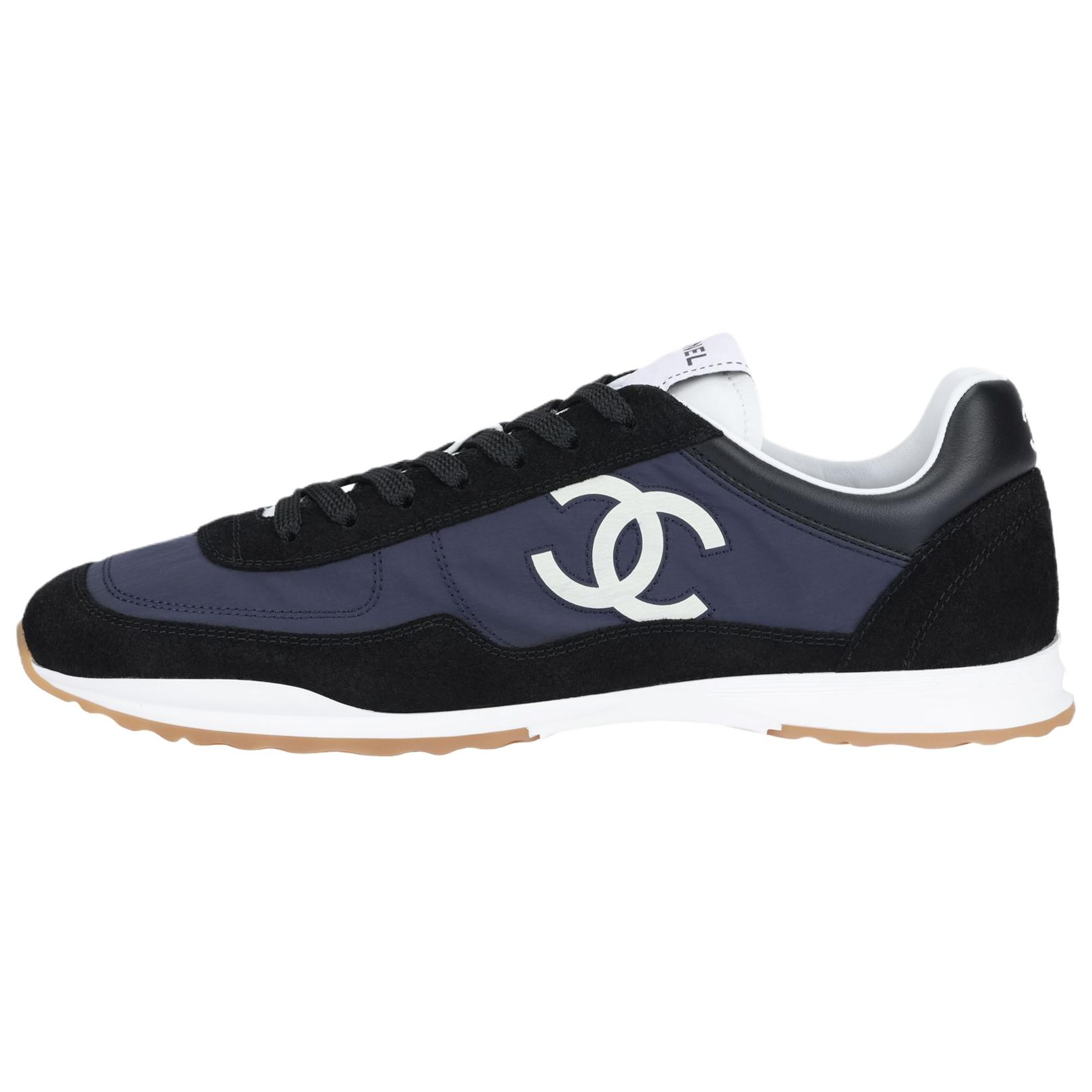Мужские кеды Chanel 26P 1cm (темно-серые)