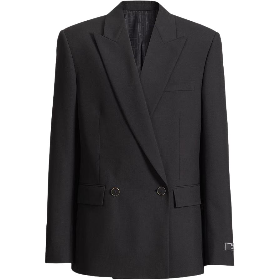 Мужской пиджак BALMAIN SS26 (черный)