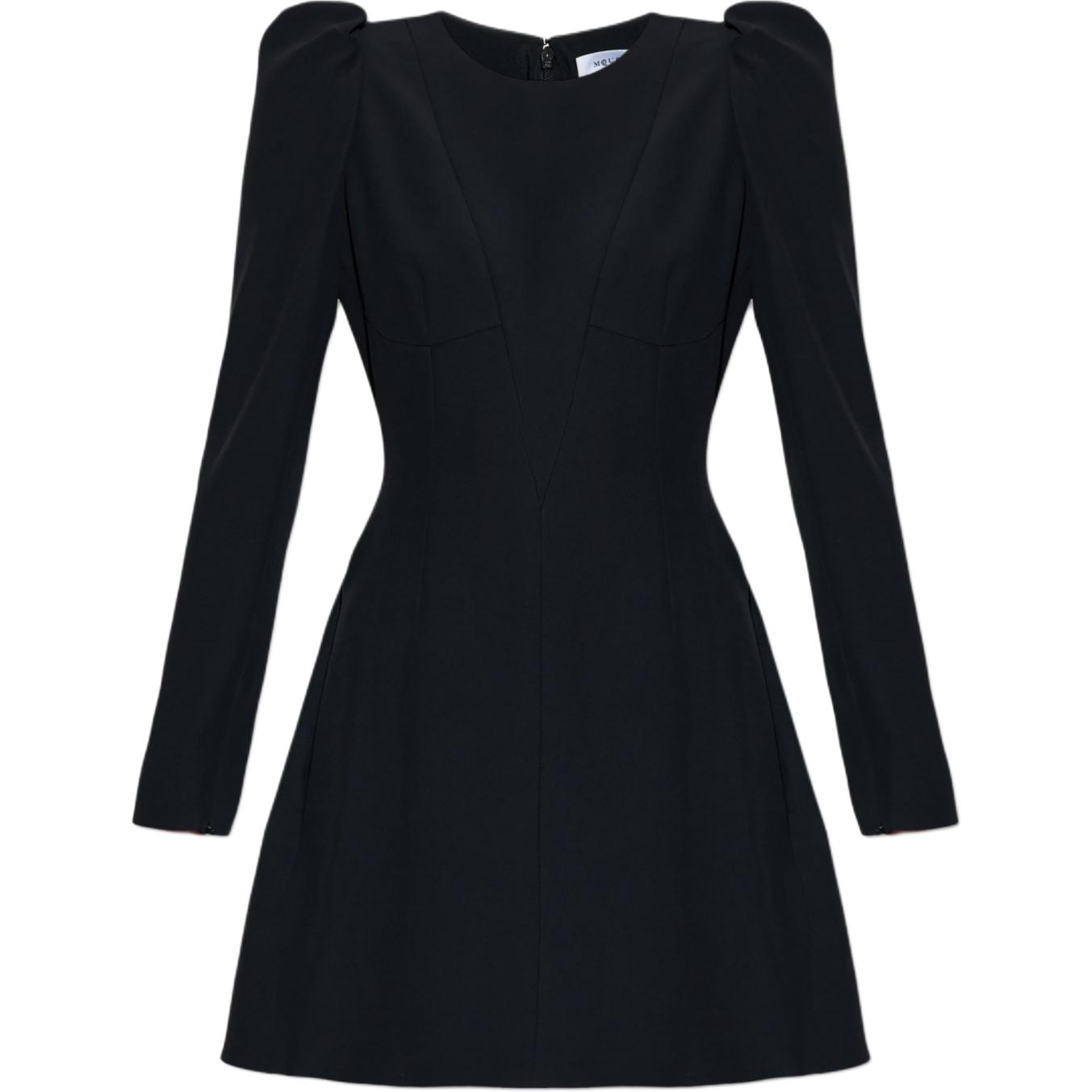 Женское платье Alexander McQueen Zipper (черное)