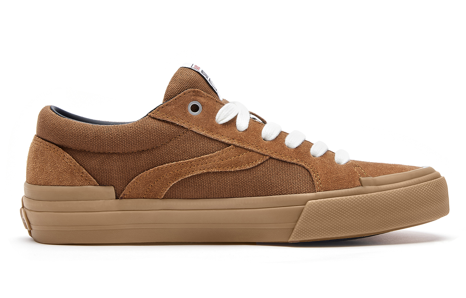 Vision Street Wear x ODDCIRKUS Astley Pro Collaboration Low top Skateboard Shoes Unisex Caramel