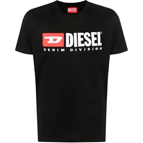 DIESEL T Diegor Div Logo embroidered T shirt