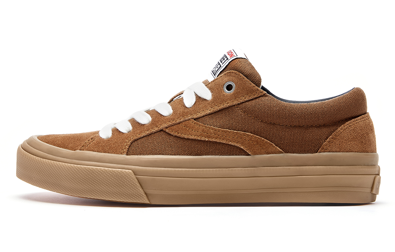 Vision Street Wear x ODDCIRKUS Astley Pro Collaboration Low top Skateboard Shoes Unisex Caramel