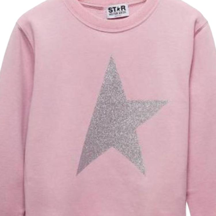 Женский свитшот Golden Goose Golden Goose FW22 Logo (светлый) — фото 3