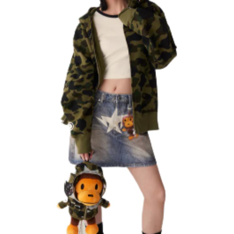 Женская юбка A BATHING APE SS26 (синяя) — фото 9