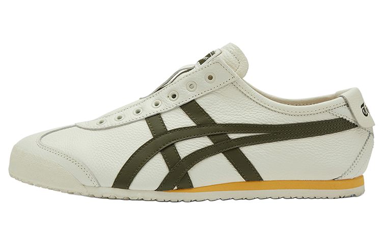 Кеды Onitsuka Tiger MEXICO 66 Slip-on (бело-коричневые)