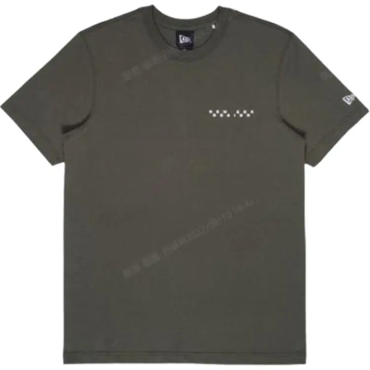 New Era T-Shirts Unisex Khaki Crew Neck Moderate