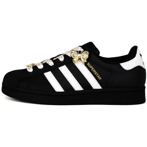 Adidas Originals SUPERSTAR Abrasion Resistant Low top Skateboard Shoes Unisex Black White